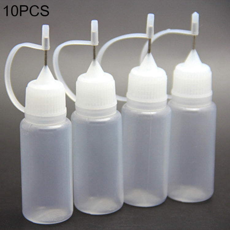 Botella de aceite para cigarrillo electrónico con orificio estenopeico para mascotas de 10 piezas Capacidad: 5 ml, 5ml