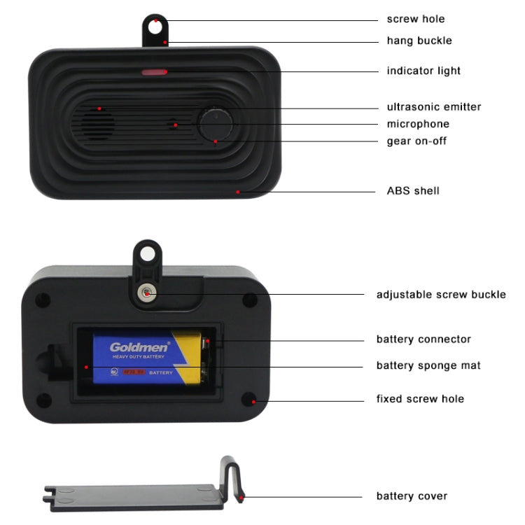 RC-311 Dispositivo ultrasónico para detener los ladridos de mascotas en el hogar, RC-311