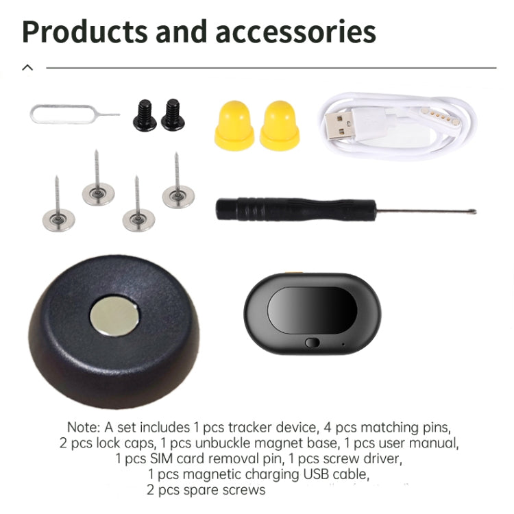 V41 Smart GPS Tracker IP67 Posicionador antipérdida impermeable para mascotas