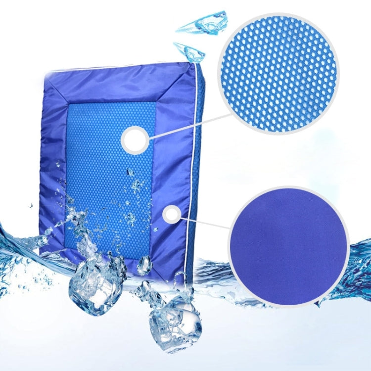 Almohadilla de verano para perros, cama, casa, almohadilla de enfriamiento para mascotas, cojín desmontable para alfombrilla para perros, mediano, tamaño: 63*44*4cm, Size:63*44*4cm