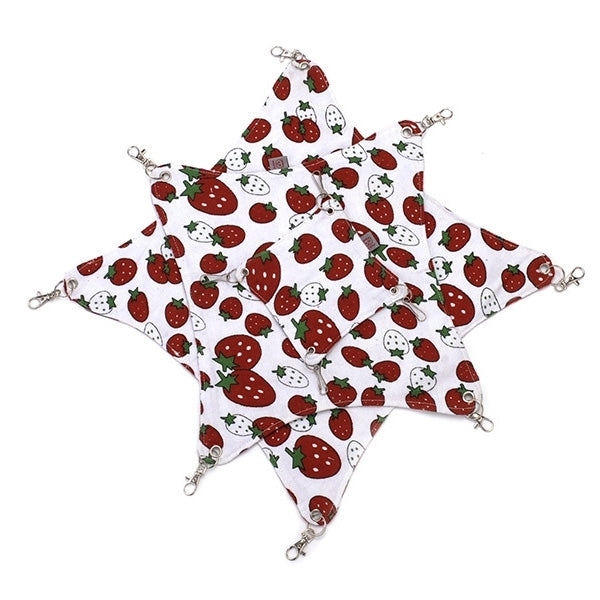 Hamaca de lona para mascotas, bonita y cálida hamaca para gatos, estera para hámster, cama nido para mascotas, mediana, tamaño: 33*30cm, entrega de colores aleatorios, Size:33*30cm