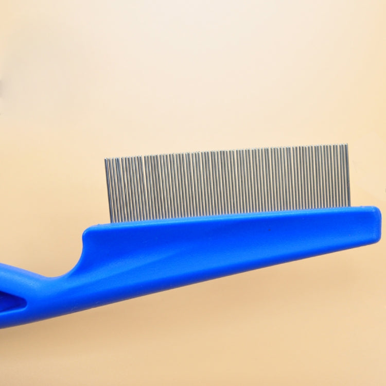 5 piezas, suministros para perros, gatos domésticos, peines, peines para eliminar pulgas con agujas de acero inoxidable de dientes finos, longitud: 14 cm, Length: 14cm, Blue, Length: 14cm, Purple, Length: 14cm, White