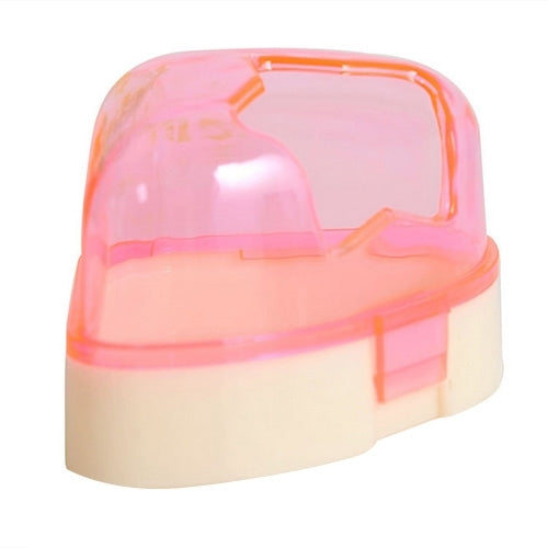 Baño para hámster con estrella de cinco puntas para mascotas, lavabo para mascotas pequeñas, bañeras con ventilación desmontable, entrega de colores aleatorios, Star Hamster Bathroom