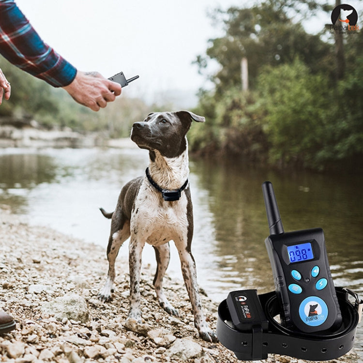 Collar automático antiladridos, sistema de Control de entrenamiento para mascotas + Collar de cuero PU con descarga eléctrica para perros, PD520