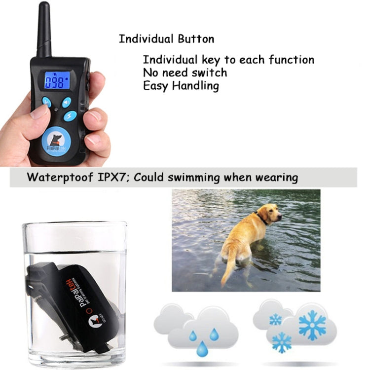 Collar automático antiladridos, sistema de Control de entrenamiento para mascotas + Collar de cuero PU con descarga eléctrica para perros, PD520
