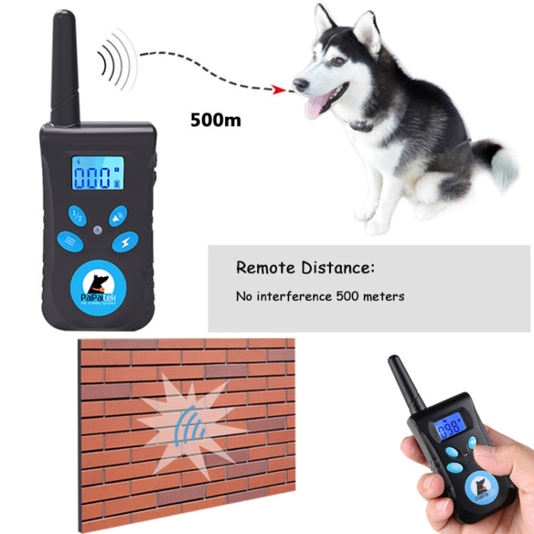 Collar automático antiladridos, sistema de Control de entrenamiento para mascotas + Collar de cuero PU con descarga eléctrica para perros, PD520