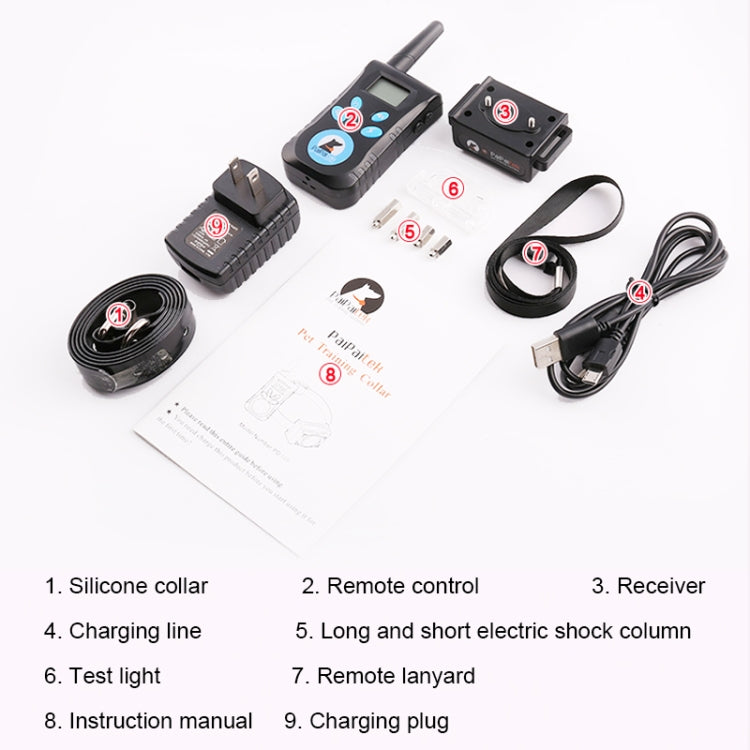 Collar automático antiladridos, sistema de Control de entrenamiento para mascotas + Collar de cuero PU con descarga eléctrica para perros, PD520