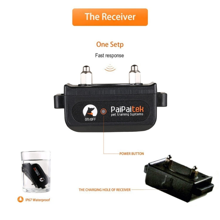 Collar automático antiladridos, sistema de Control de entrenamiento para mascotas + Collar de cuero PU con descarga eléctrica para perros, PD520