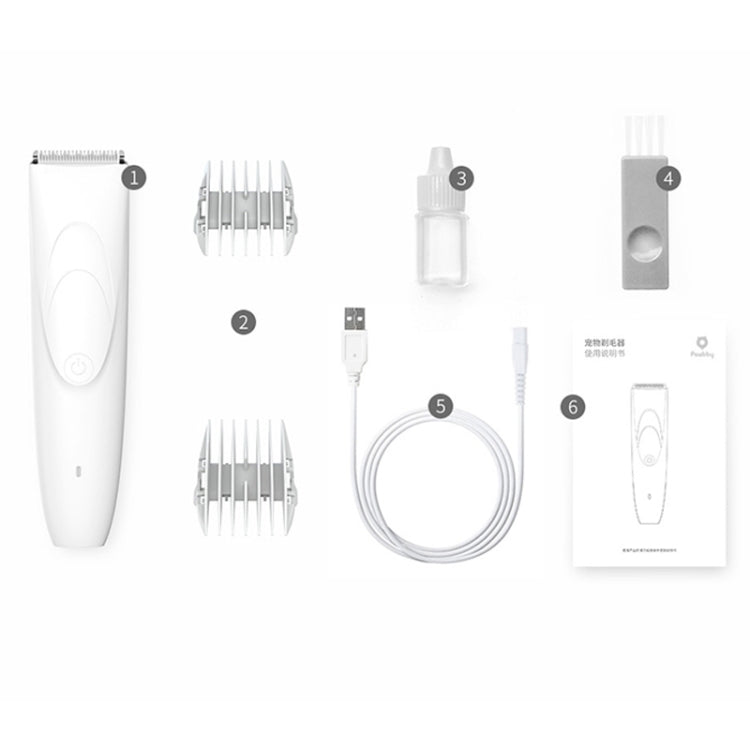 Xiaomi-afeitadora profesional Youpin Pawbby para perros, cortapelos para mascotas, máquina de corte de pelo de seguridad eléctrica recargable, Pawbby Dog Professional Razor