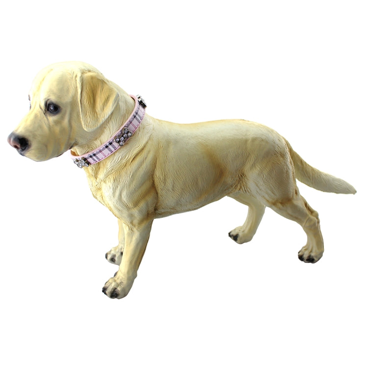 Cuero de PU con diseños de huesos Collar para perros y mascotas Productos para mascotas, Tamaño: L, 2,5 * 51 cm, Size: L