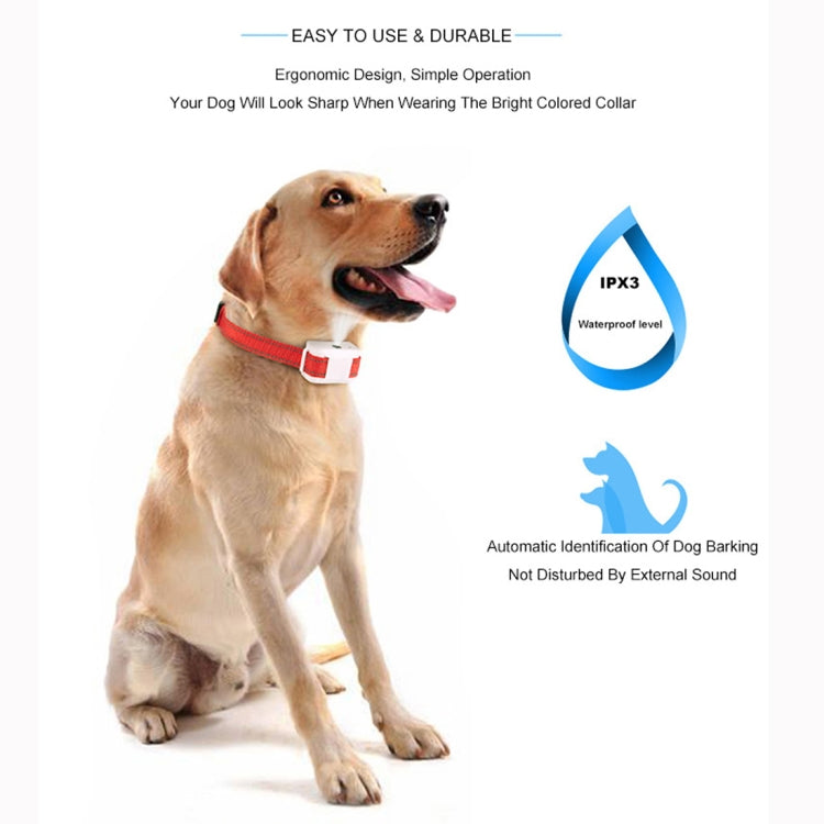 WELLTURN B490 Collar antiladridos con pulverizador automático para entrenamiento de perros, recargable, resistente al agua, B490