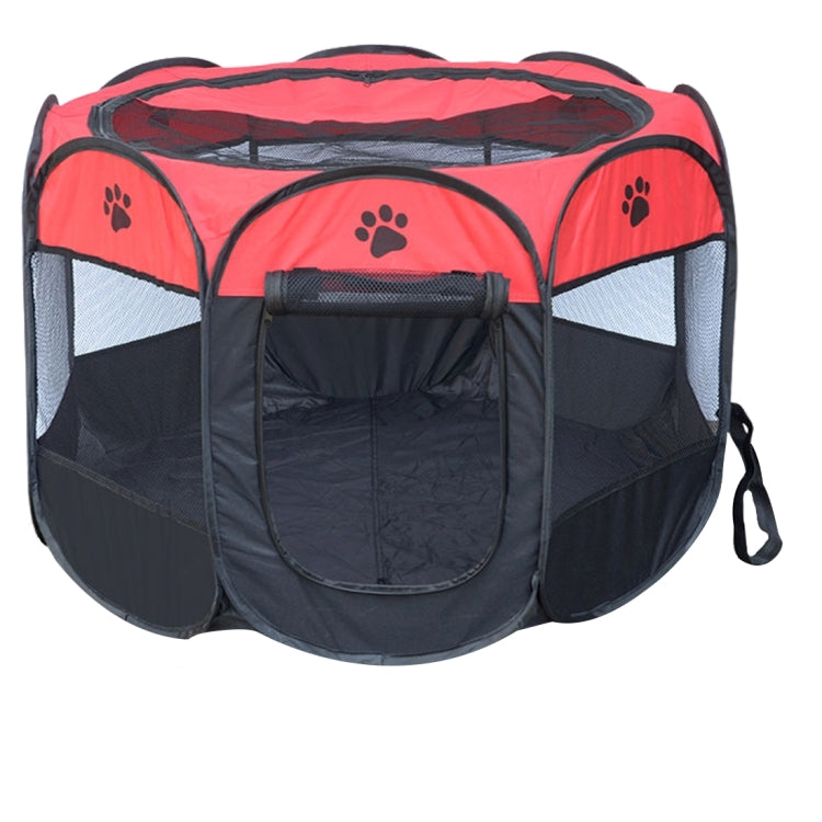 Tienda para perros impermeable de tela Oxford de moda, cerca para mascotas al aire libre octogonal plegable, M, tamaño: 91 x 91 x 58 cm, Size: M (Yellow), Size: M (Red), Size: M (Magenta), Size: M (Blue), Size: M (Coffee)
