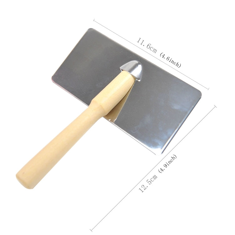 Cepillo de limpieza para el cuidado de cerdas manuales con agujas y curvas suaves con mango de madera para mascotas, tamaño: L, entrega de color aleatorio, Size: L