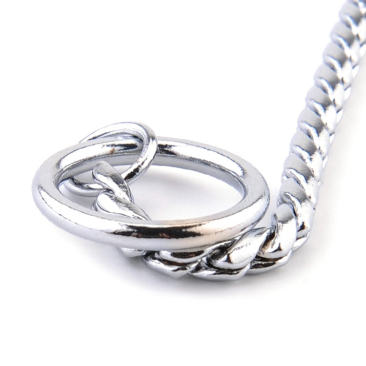 Collares para mascotas Correa para el cuello para mascotas Banda para el cuello para perros Cadena de serpiente Cadena para perros Collar para perros con cadena de metal sólido, Longitud: 35 cm, 35cm