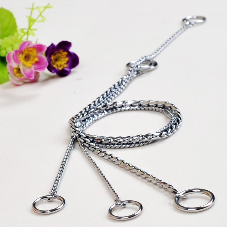 50 cm x 4 mm Pet P Chain Collares para mascotas Correa para el cuello para mascotas Banda para el cuello para perros Cadena de serpiente Collar para perros con cadena para perros, 50cm x 4mm