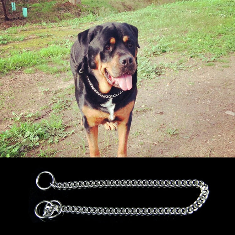55 cm Pet P Cadena Collares para mascotas Correa para el cuello para mascotas Banda para el cuello para perros Cadena de serpiente Collar para perros con cadena para perros, 55cm