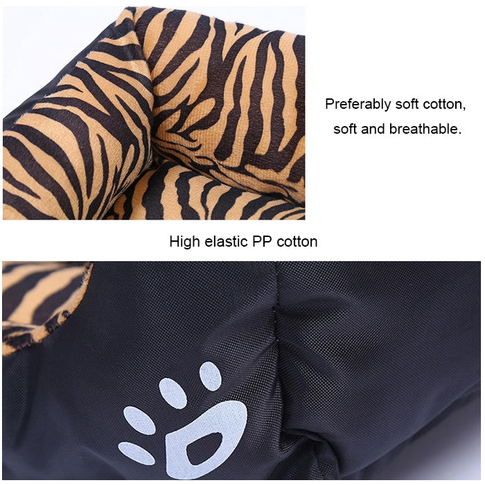 Alfombrilla para perrera para perros, cálida y auténtica, color caramelo, para las cuatro estaciones, alfombrilla para perros de peluche, tamaño: L, 66 × 50 × 14 cm, Size: L
