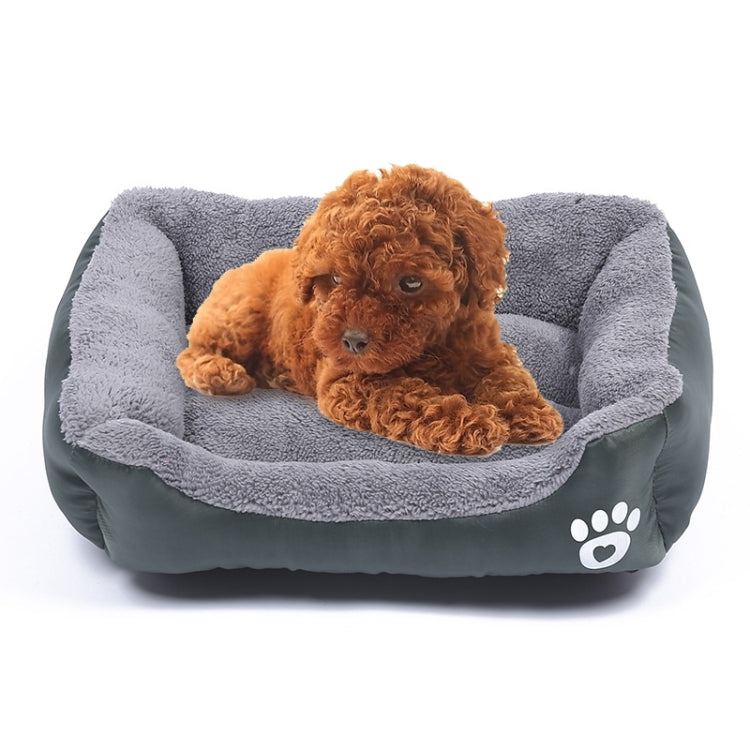 Alfombrilla para perrera para perros, cálida y auténtica, color caramelo, para las cuatro estaciones, alfombrilla para perros de peluche, tamaño: L, 66 × 50 × 14 cm, Size: L