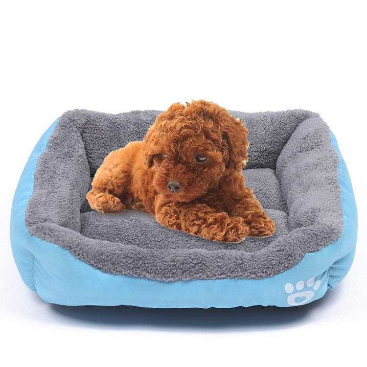 Alfombrilla para perrera para perros, cálida y auténtica, color caramelo, para las cuatro estaciones, alfombrilla para perros de peluche, tamaño: L, 66 × 50 × 14 cm, Size: L