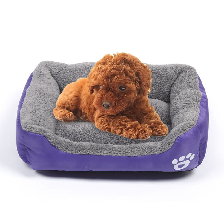 Alfombrilla para perrera para perros, cálida y auténtica, color caramelo, para las cuatro estaciones, alfombrilla para perros de peluche, tamaño: L, 66 × 50 × 14 cm, Size: L