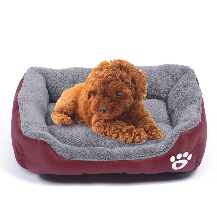 Alfombrilla para perrera para perros, cálida y auténtica, color caramelo, para las cuatro estaciones, alfombrilla para perros de peluche, tamaño: L, 66 × 50 × 14 cm, Size: L