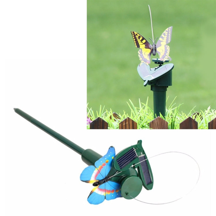 Mariposa giratoria eléctrica con energía solar, colibrí, mosca decorativa, simulación de mariposa, mascota, juguete divertido, jardinería, decoración pastoral, juguetes, Butterfly 2