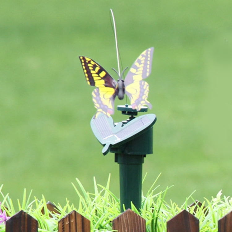 Mariposa giratoria eléctrica con energía solar, colibrí, mosca decorativa, simulación de mariposa, mascota, juguete divertido, jardinería, decoración pastoral, juguetes, Butterfly 2