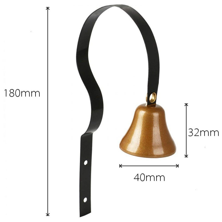 2 uds campana de Navidad Retro campanas de pared de Metal timbre de entrenamiento para perros decoración del hogar