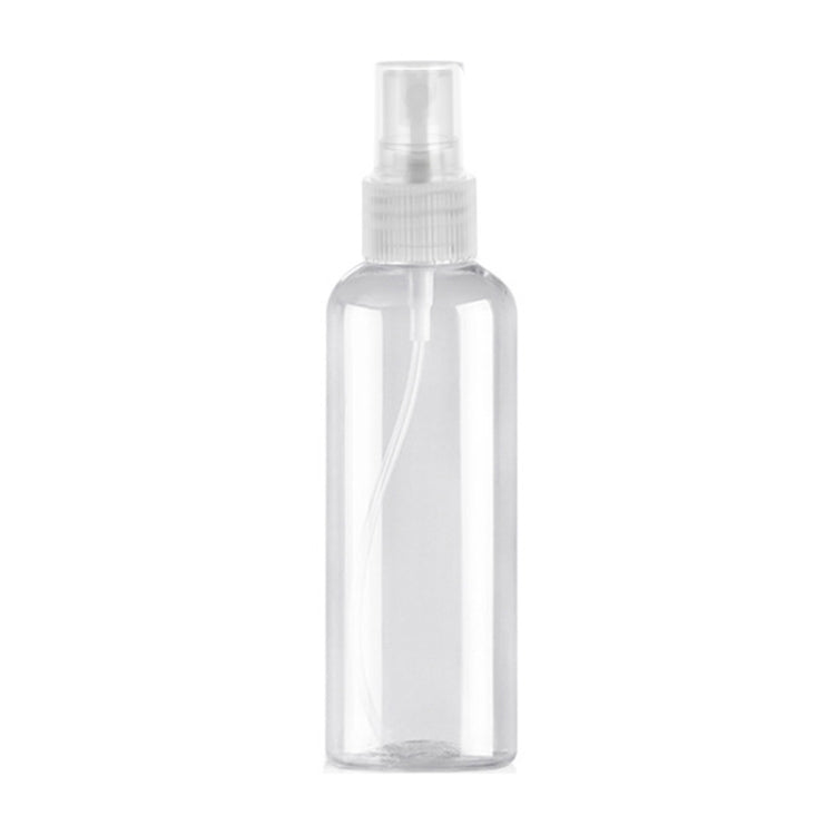 Envase de solución de desinfección de botella de spray transparente PET de 100 ml