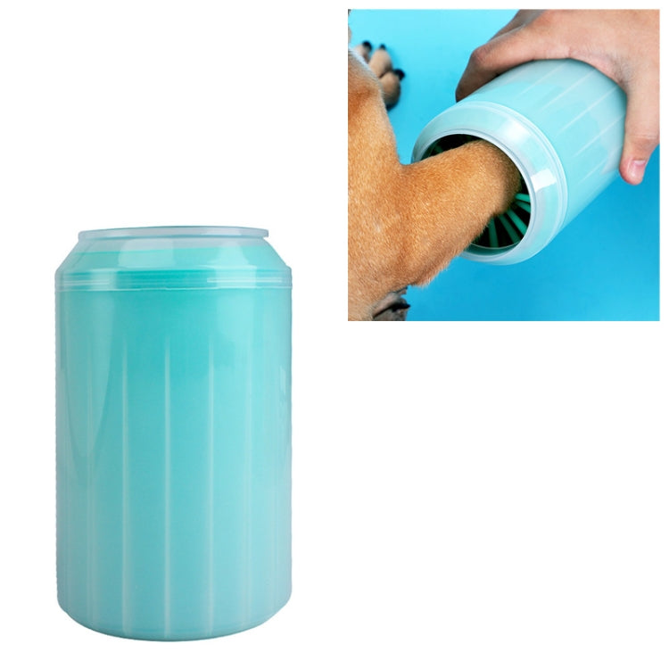 Taza de limpieza de pies para perros y gatos, herramienta de limpieza, taza de lavado de silicona, tamaño: 10x7,5x7,5 cm, Size: Small
