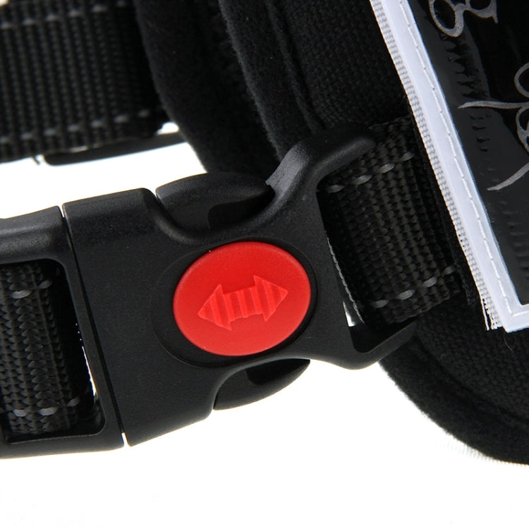 Tirantes para el pecho para mascotas, suaves y gruesos, cuerda de tracción para perros, tamaño: M (50-65 cm), Size: M (50-65cm)(Black), Size: M (50-65cm)(Red)
