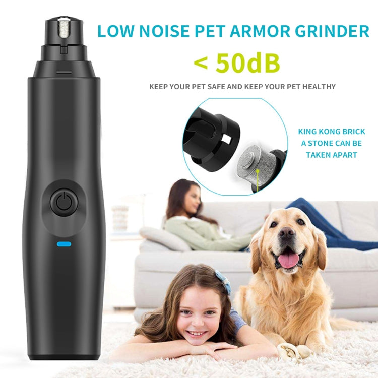Pulidor de uñas eléctrico para perros y gatos, cortauñas portátil, Kit de archivo, herramientas para patas de mascotas, Nail Clipper