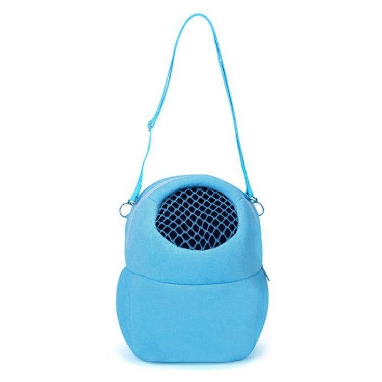 Bolsa para mascotas, bolsa de viaje con correa de color puro para hámster, pequeña mascota