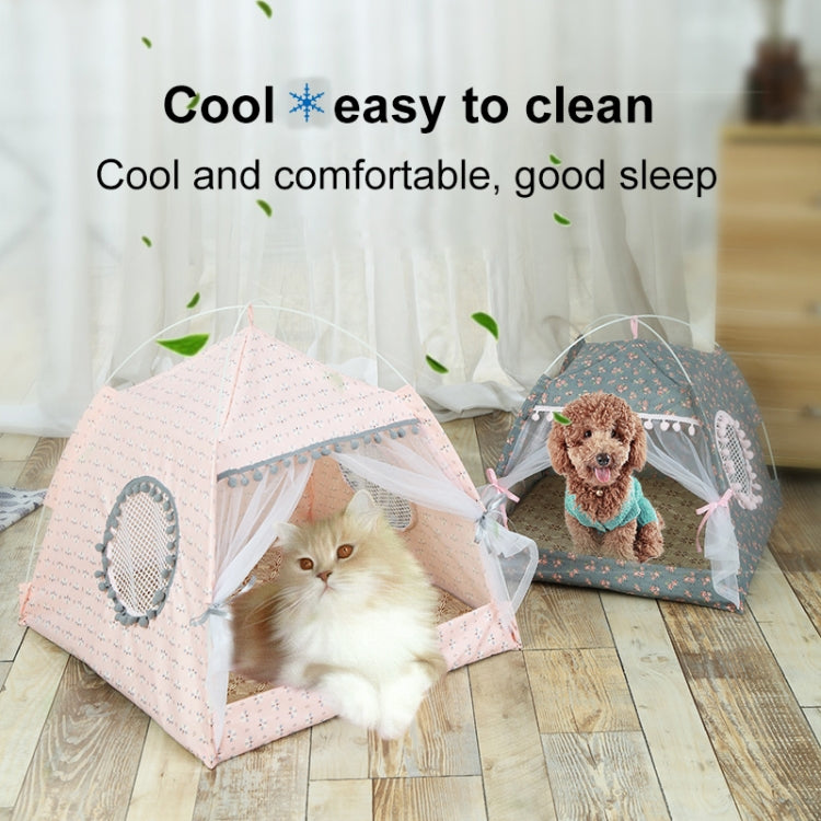 Tienda universal para perros pequeños y gatos Four Seasons, nido para mascotas con arena para gatos extraíble y lavable, M