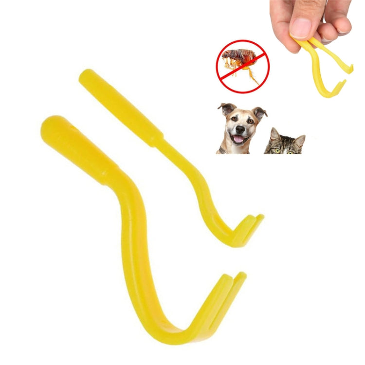 2 uds., cortaúñas para mascotas, desparasitación de animales, Extractor de garrapatas duras, gancho para pulgas para gatos y perros, 2 PCS Green, 2 PCS Yellow, 2 PCS Blue
