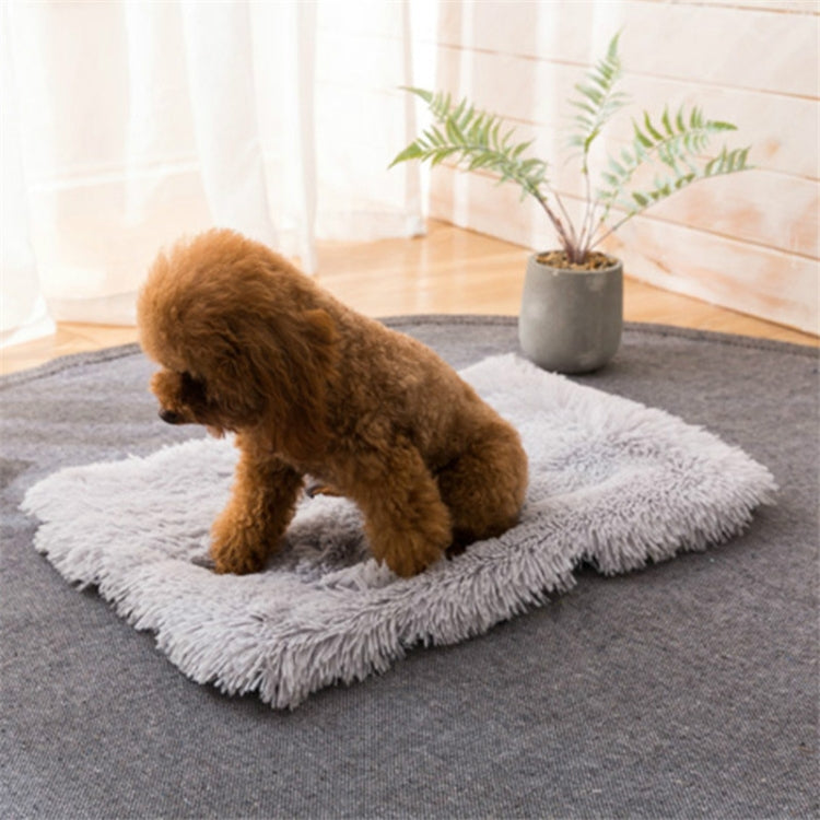 Almohadilla de felpa para perros y gatos, cuadrada, Universal, cálida, para otoño e invierno, S, XL, L