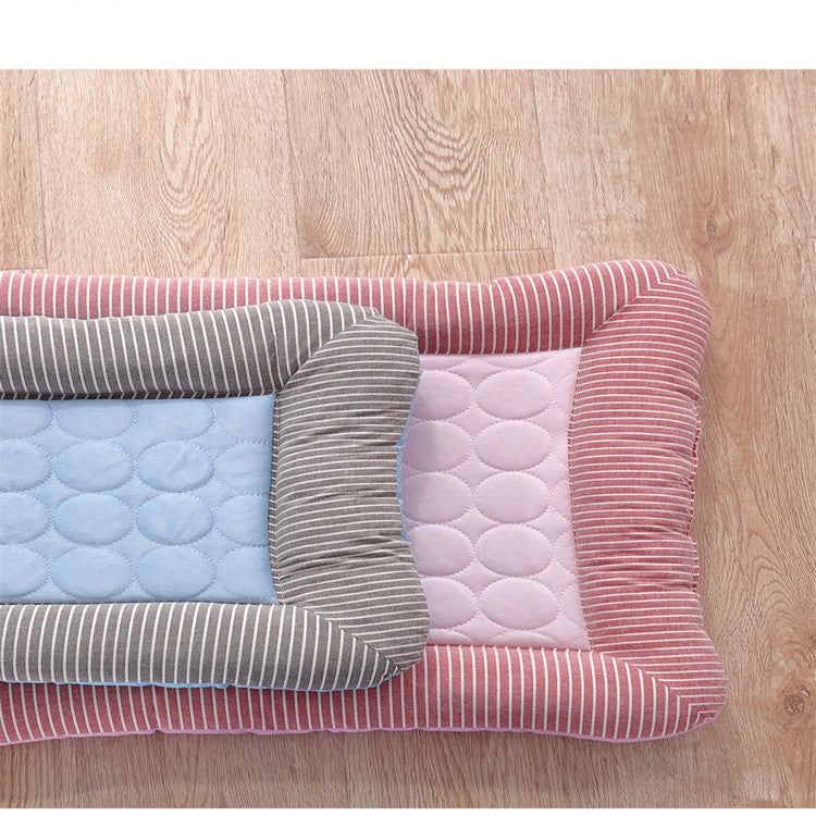 Almohadillas de nido de seda de hielo de verano, almohadilla fresca multifuncional para perros y gatos de tamaño pequeño y mediano, S, M, L