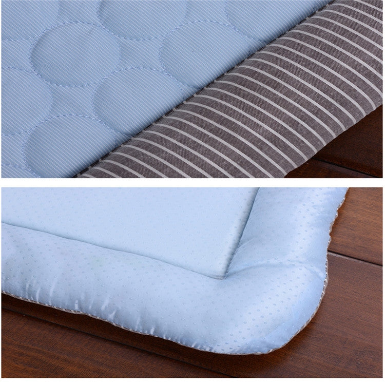 Almohadillas de nido de seda de hielo de verano, almohadilla fresca multifuncional para perros y gatos de tamaño pequeño y mediano, S, M, L