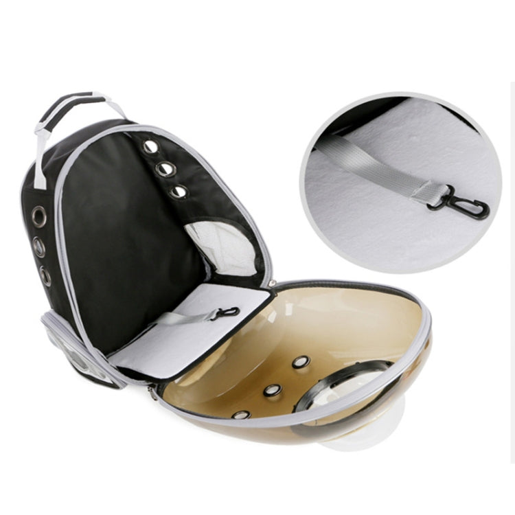 Bolsa para mascotas con cápsula espacial, mochila transparente panorámica para salir, portátil y transpirable, with Cover