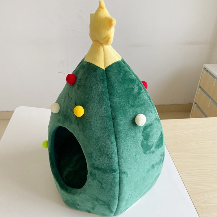 Árbol de Navidad Casa para mascotas Suministros cálidos para mascotas de invierno, S, M, L