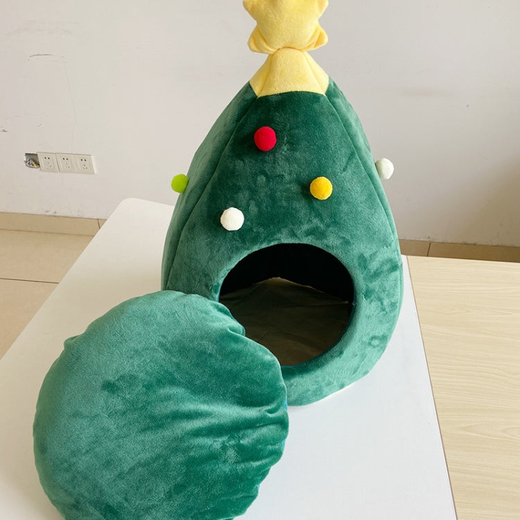 Árbol de Navidad Casa para mascotas Suministros cálidos para mascotas de invierno, S, M, L