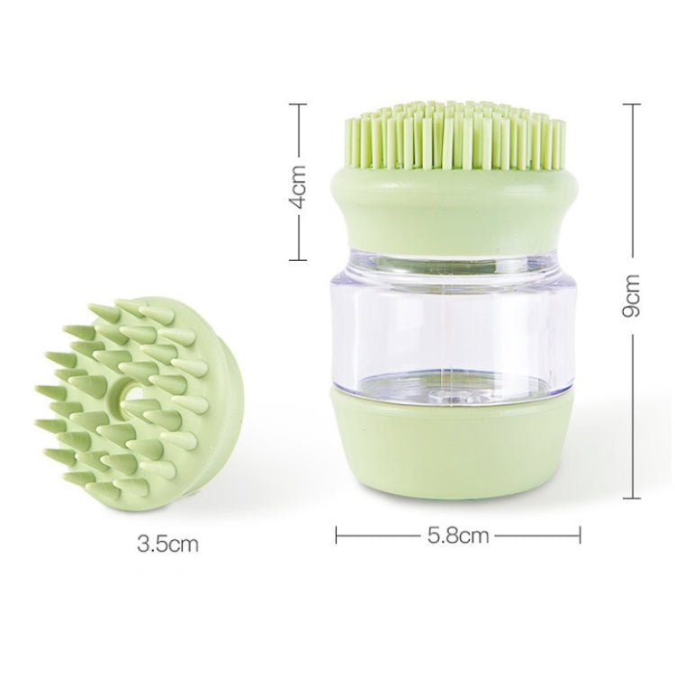 Cepillo de baño para mascotas, masaje multifuncional de silicona, suministros para mascotas