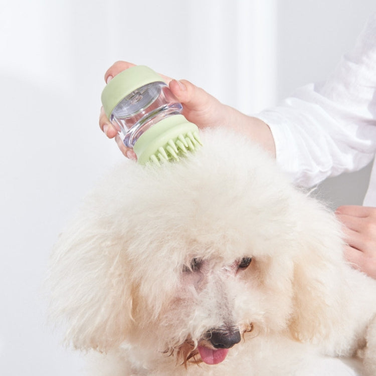 Cepillo de baño para mascotas, masaje multifuncional de silicona, suministros para mascotas