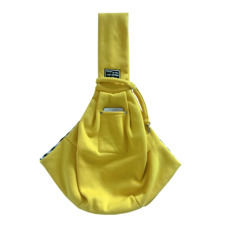 Bolsa de viaje para mascotas Bolsa de hombro tipo mensajero de algodón, Yellow, Blue, Khaki, Black, Gray, Dark blue