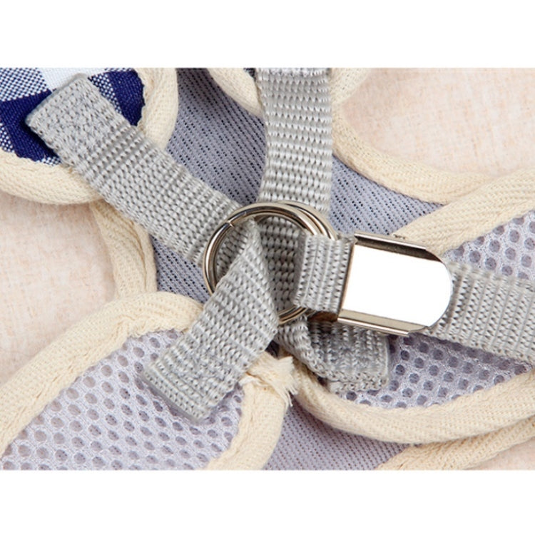 Arnés de pecho con cuerda para mascotas, chaleco antirotura, cuerda para caminar para perros pequeños, S, M, L
