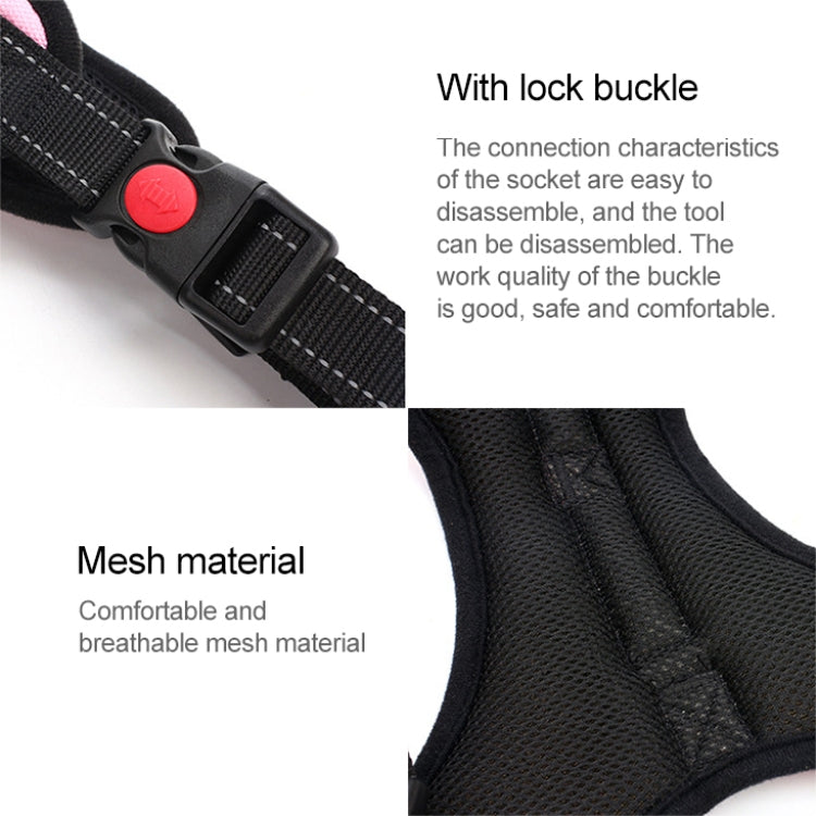 Arnés ajustable para perros pequeños, medianos y grandes, correa de mano para caminar para mascotas, M, L, XL