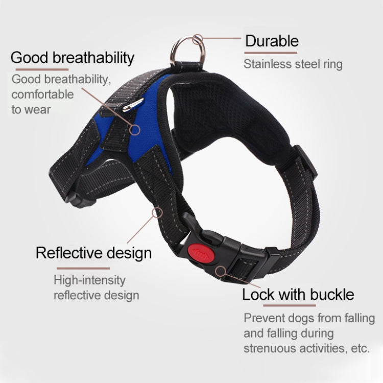 Arnés ajustable para perros pequeños, medianos y grandes, correa de mano para caminar para mascotas, M, L, XL