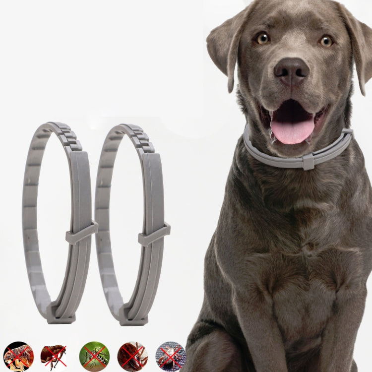 Anillo repelente de insectos in vitro para mascotas con collar antipulgas y piojos para mascotas de 5 piezas, Small Dog/38cm, Large Dog/70cm