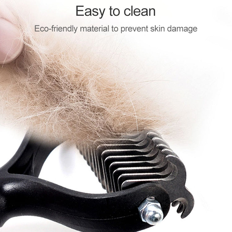 Cepillo de herramientas para desprender el cabello para el cuidado del cabello de piel para perros y gatos