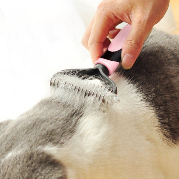 Cepillo de herramientas para desprender el cabello para el cuidado del cabello de piel para perros y gatos